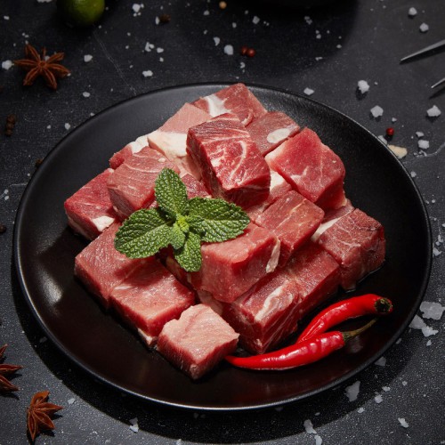原切牛腩块牛肉粒2000g冷冻生牛肉牛腩4斤