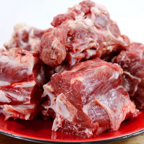 带皮羊排羊腿生羊肉后腿肉山羊蝎子羔羊脖子 羊蝎子 2斤